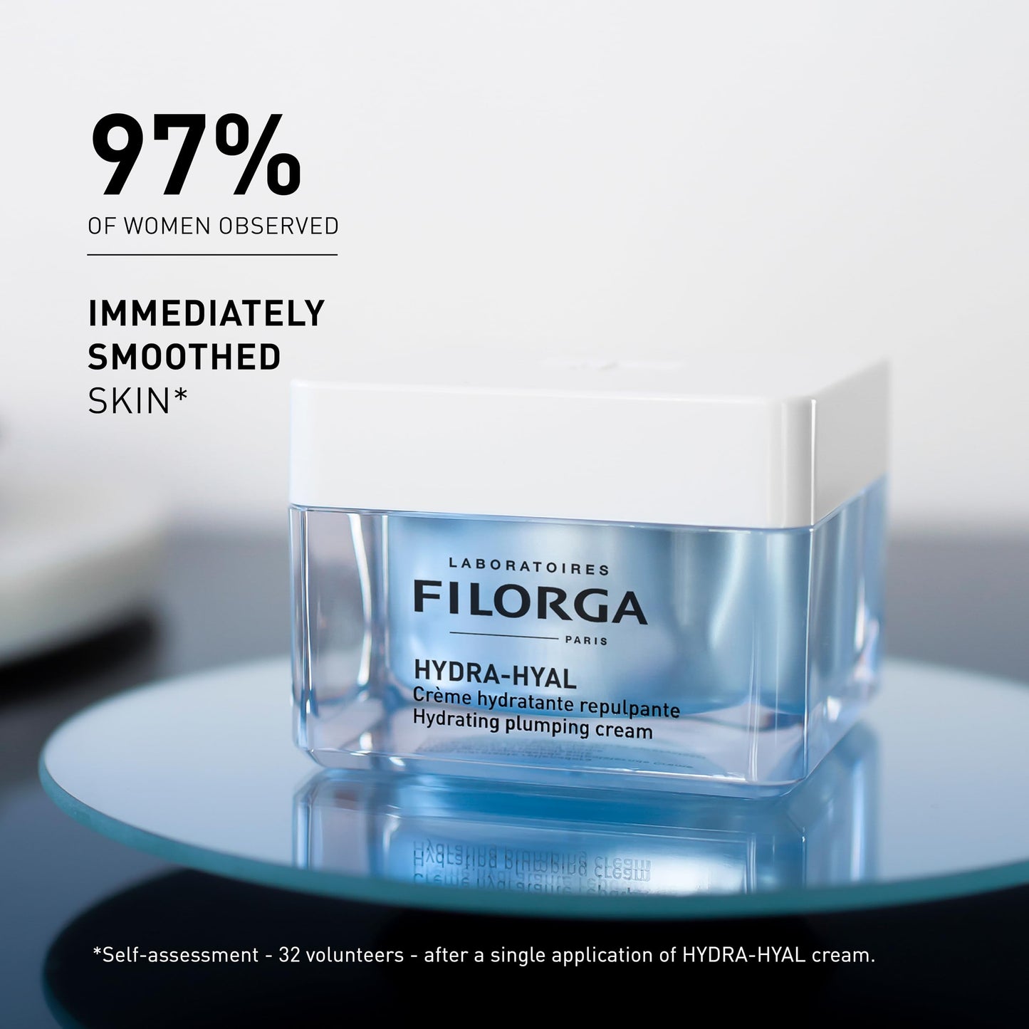 Filorga Hydra-Hyal Intensive Hydrating & Plumping Treatment, Ultimate Anti-Aging Hydration with 5 Hyaluronic Acids to Smooth and Plump Skin