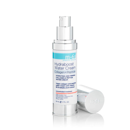 m-61 Hydraboost Collagen+Peptide Water Cream | Lightweight, Hydrating and Firming Gel-Cream With Vegan Collagen and Peptides. For All Skin Types - 1.7 Fl Oz