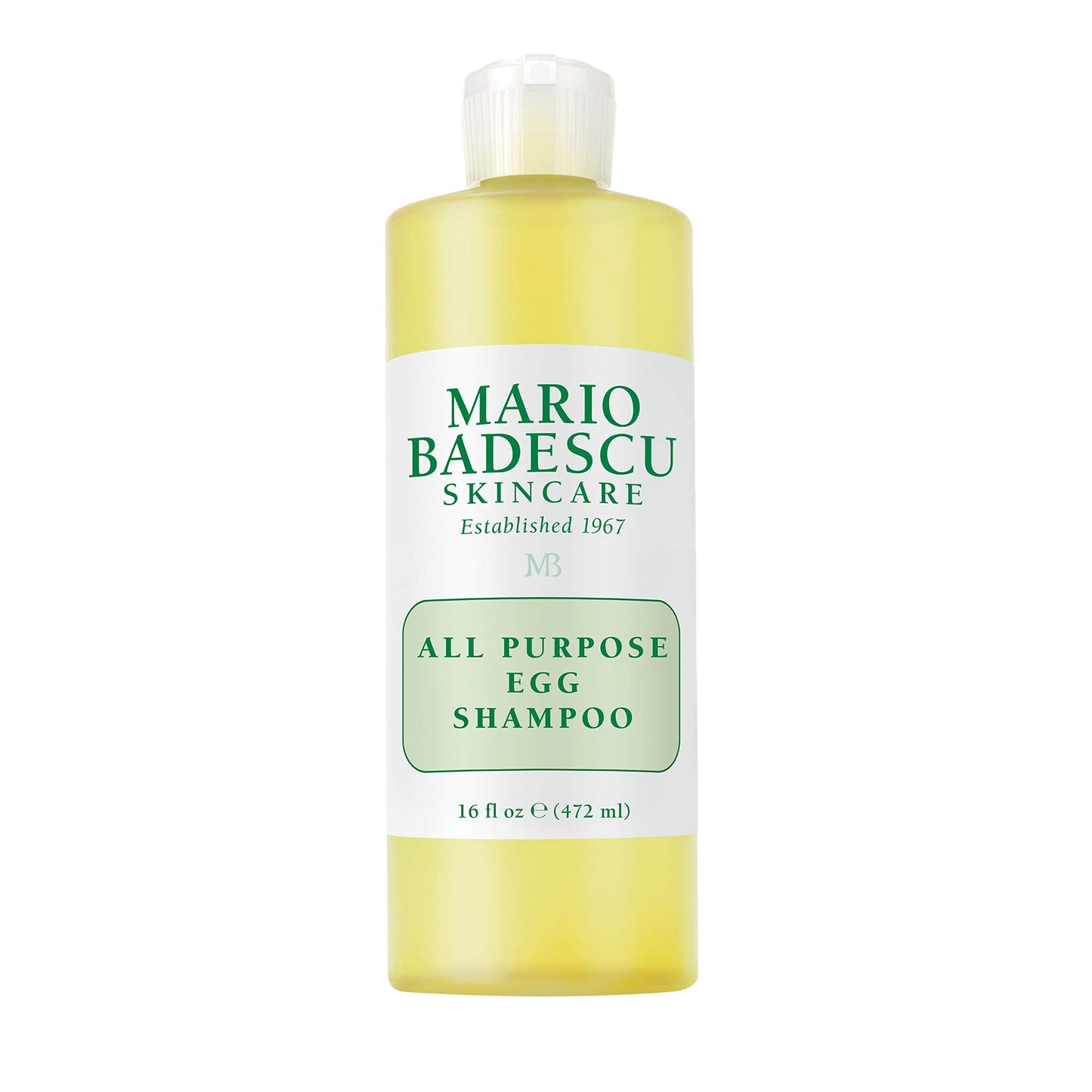 Mario Badescu All Purpose Egg Shampoo for All Hair and Skin Types | Shampoo and Body Wash that Cleanses and Nourishes |Formulated with Egg White Proteins