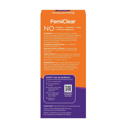 FemiClear BVPro Cream for Vaginal Odor, Feminine Odor Relief, Fast-Acting, Made with Natural Ingredients, 2-Day Use, Gynecologist Tested, Boric Acid Alternative, 0.5oz Cream
