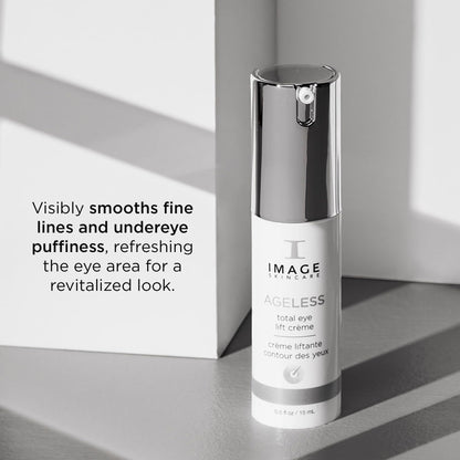 IMAGE Skincare, AGELESS Total Eye Lift Crème, Under Eye Circle, Bags and Wrinkle Rescue, 0.5 fl oz