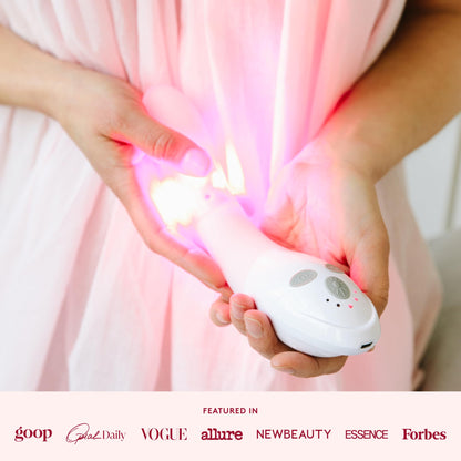 vFit Set, Red LED Light Device for Women,Intimate Wellness System for Menopausal Women & New Mothers, Promotes Natural Hydration