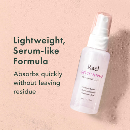 Rael Feminine Spray, Soothing Mist for Women, On-the-Go, Clean Ingredients (1.7 Fl Oz, Pack of 2)