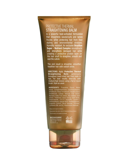 Brazilian Blowout Protective Thermal Straightening Balm, 8 Fl Oz (Pack of 1)