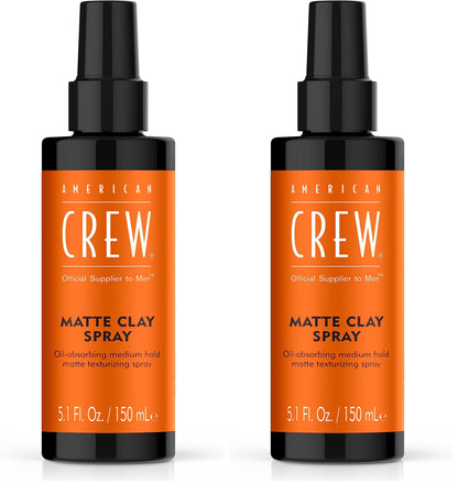 American Crew Matte Clay Spray 5.1 Fl Oz (Pack of 2)