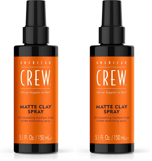 American Crew Matte Clay Spray 5.1 Fl Oz (Pack of 2)
