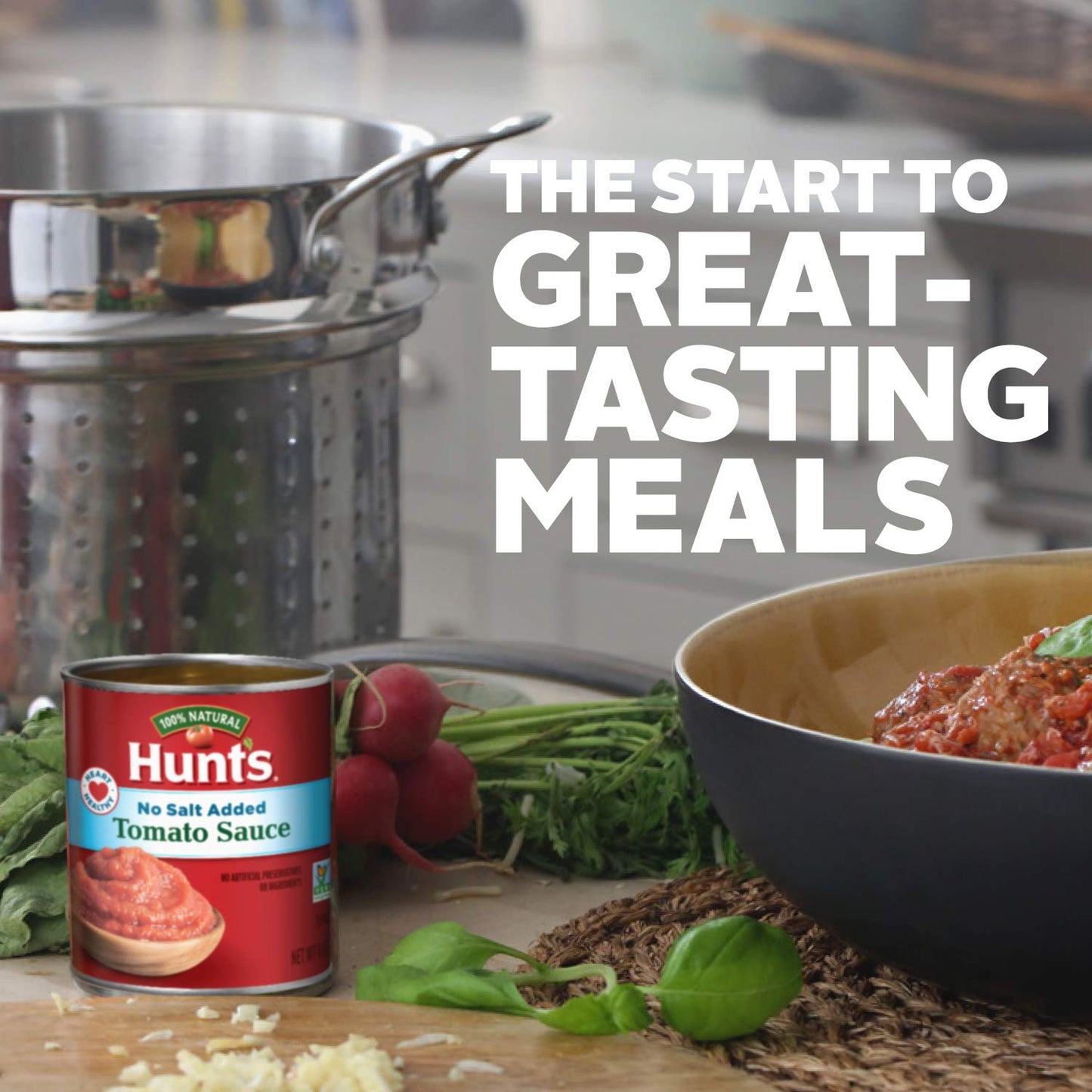 Hunt’s No Salt Added Tomato Sauce, Perfect for Chili & Soups, 8 oz. Can