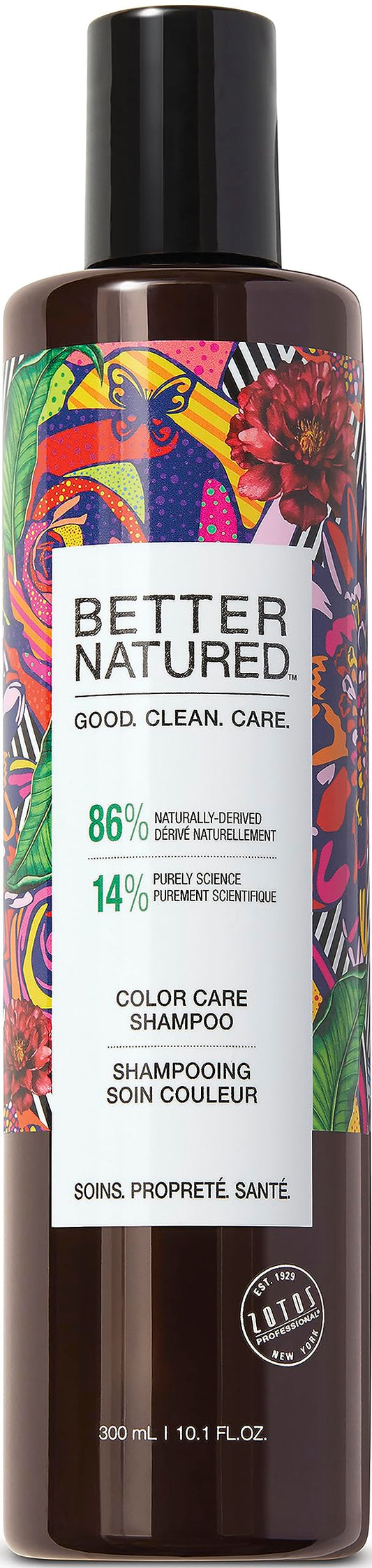 Better Natured Color Care Shampoo for Color Treated Hair - Extend Hair Color Vibrancy, Vegan, Paraben-Free, (2 Sizes)