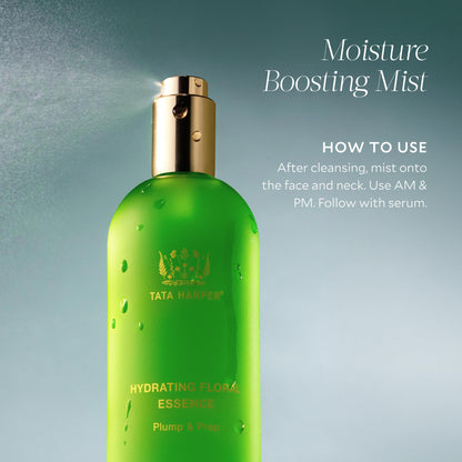 Tata Harper Hydrating Floral Essence, Hyaluronic Acid Mist, Hydrating Face Mist, Natural Skincare