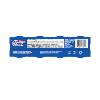 Van Camp's Seafood Solid Skipjack Tuna in Oil, 4-3 oz. Cans (Pack of 6), Wild Caught Canned Tuna
