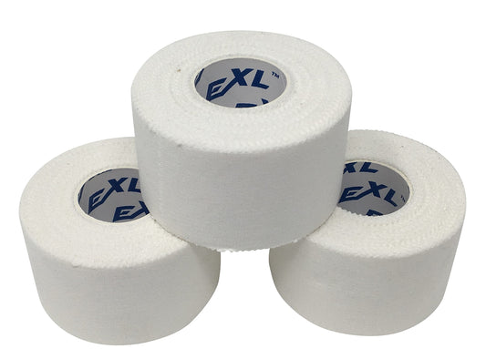 White Athletic Tape - 1.5" x 5yards (Latex-Free) (Pack of 3 Rolls)