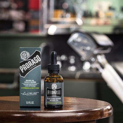 Proraso Beard Oil for Men, with Avocado, Macadamia Nut, Walnut and Sunflower Oils to Tame and Condition Beards