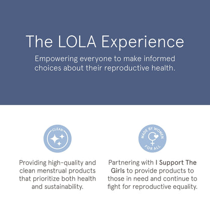 LOLA Super Plus Tampons - 32 Count, Plastic Applicator - Non-Toxic Leak Protection Tampons for Women - Clean Feminine Care