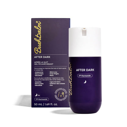 Bushbalm Dark Spot Serum - After Dark Brightening Gel for Underarm, Bikini Line and Intimate Areas - TXA, Niacinamide and Aloe Vera - Fragrance-Free, 50ml Gel