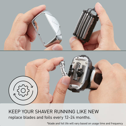 Panasonic Shaver Replacement Outer Foil and Inner Blade Set WES9032P, Compatible with ARC5 5-Blade Shavers ES-LV97-K, ES-LV67-K, ES-LV95-S, ES-LV65-S