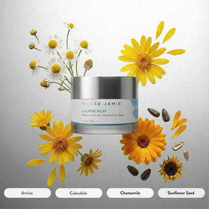 Nurse Jamie Calming Relief Moisturizer – Lightweight Face Cream for Redness, Irritation & Sensitive Skin