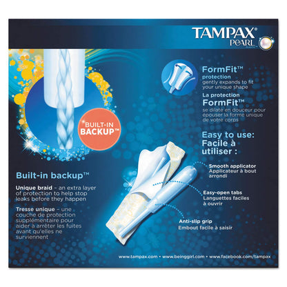 Tampax 71127 Pearl Tampons, Regular, 36/Box, 12 Box/Carton (PGC71127)
