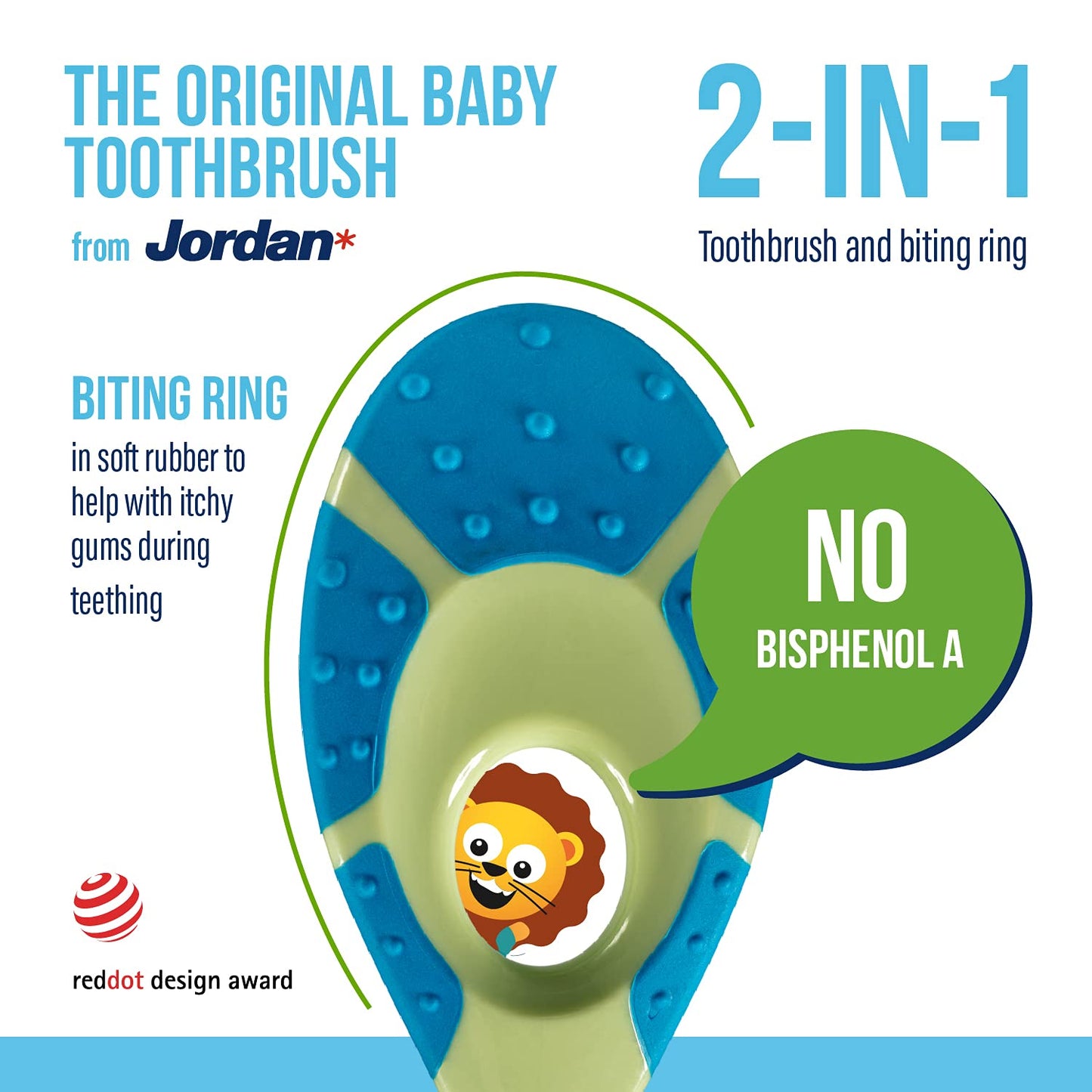 Jordan 0-2 Years Old Toothbrush Supple - Random Colors