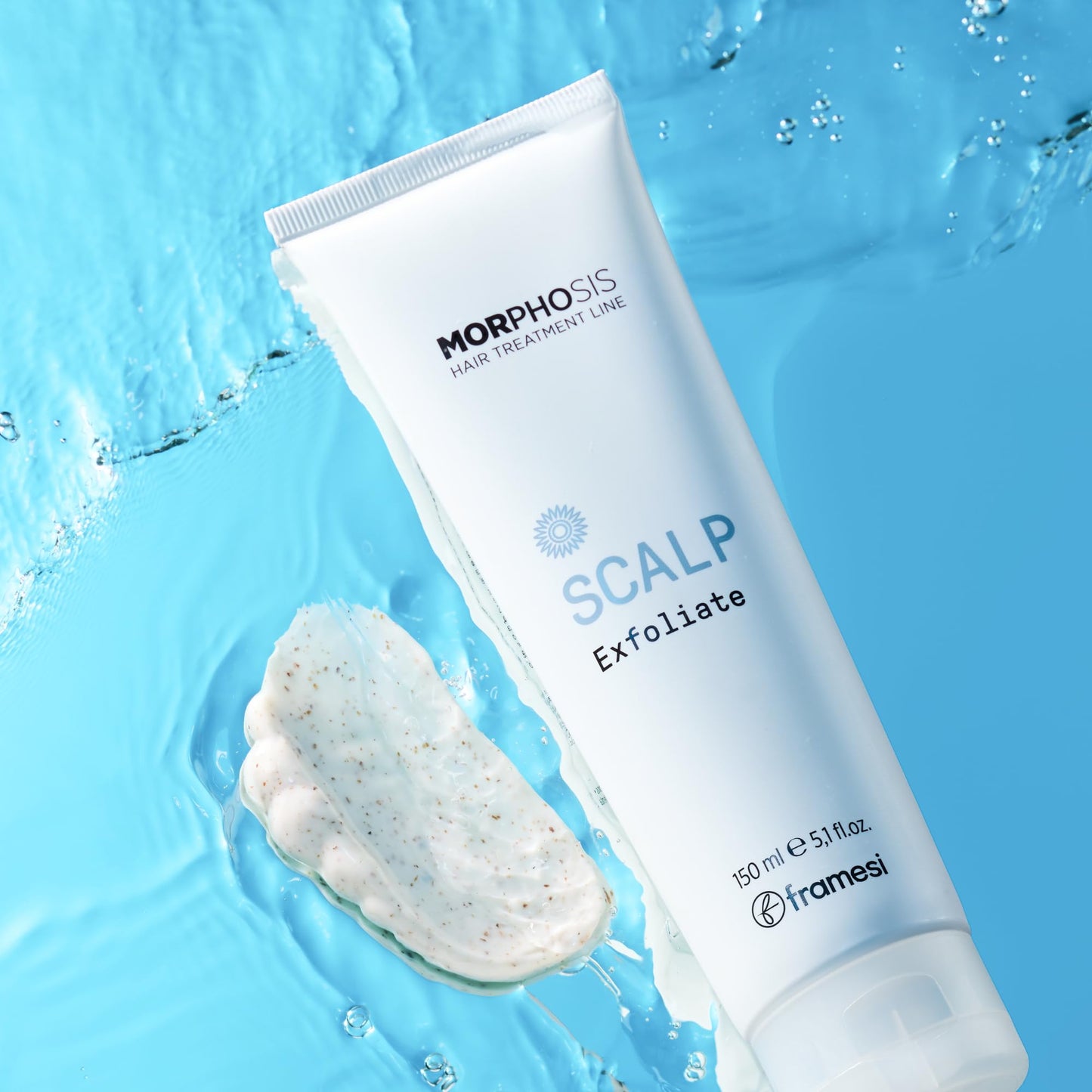 FRAMESI Morphosis Scalp Exfoliate, 5.1 fl oz, Scalp Exfoliator, Pre-shampoo Scalp Treatment