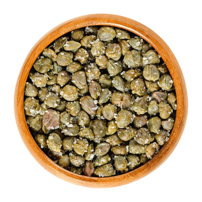 Sanniti Spanish Capers Non-Pareille in Sea Salt, 28.2 Ounce