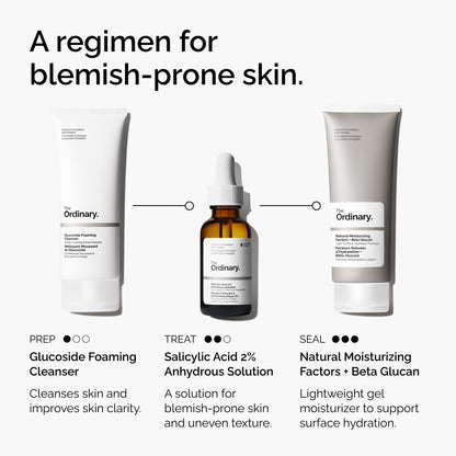 The Ordinary Salicylic Acid 2% Anhydrous Solution, Gentle Exfoliating Serum for Blemish-Prone Skin and Uneven Texture