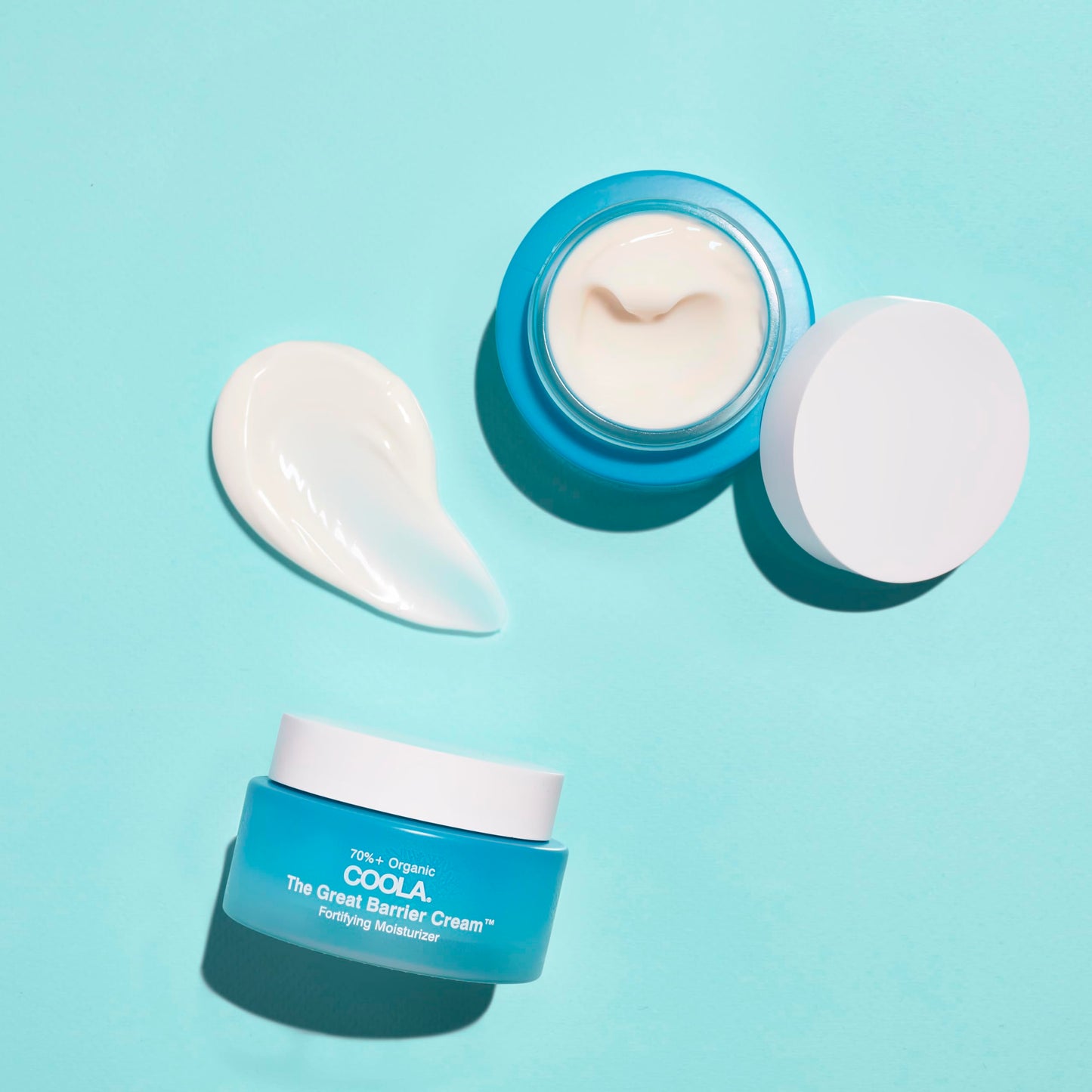 COOLA Organic The Great Barrier Cream Face Moisturizer, Dermatologist Tested Skin Barrier Protection, Vegan and Gluten Free, 1.5 Fl Oz