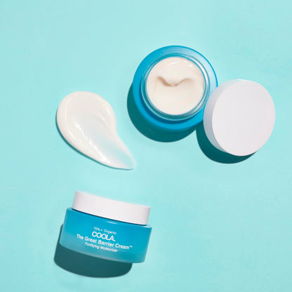 COOLA Organic The Great Barrier Cream Face Moisturizer, Dermatologist Tested Skin Barrier Protection, Vegan and Gluten Free, 1.5 Fl Oz