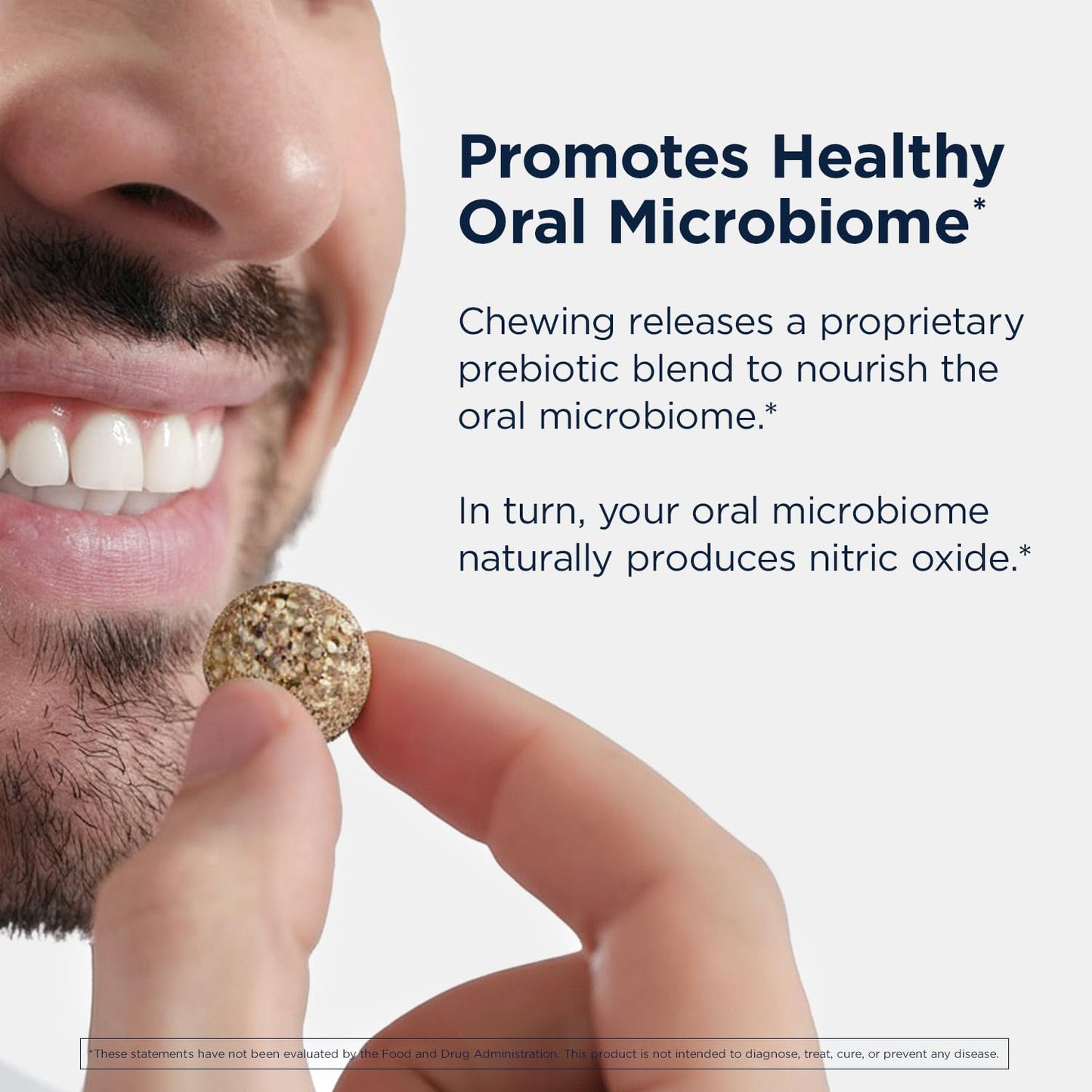 Designs for Health NOx Oral Microbiome Gum, Bright Berry - Nitric Oxide Booster Chewing Gum, Prebiotic Blend & Vitamin C - Vegan, Sugar Free (30 Pieces)