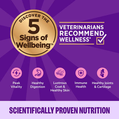 Wellness Complete Health Purrfect Duos, Cuts in Gravy, Adult Wet Cat Food, Natural, Protein-Rich, Grain-Free, 2.64 Ounce, 12 Pack, (Tuna & Cod Dinner Recipe)