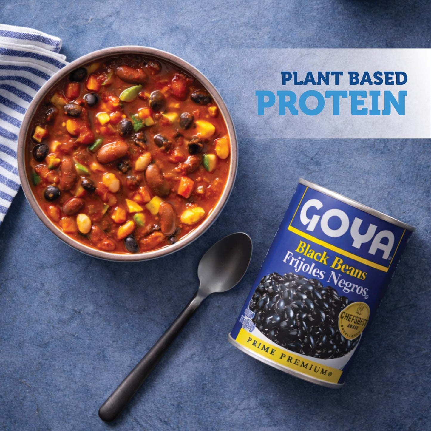 Goya Foods Black Beans, 15.5 Ounce (Pack of 8)