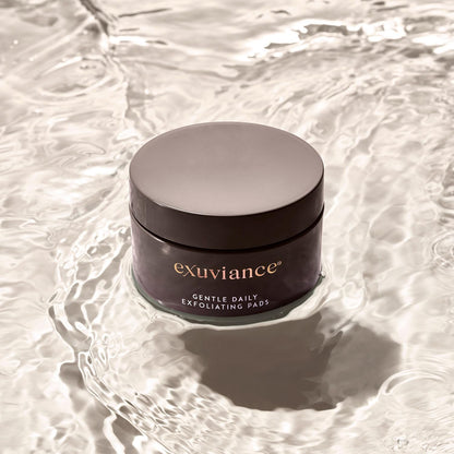 EXUVIANCE Gentle Daily Exfoliating Face Pads with PHA, Vitamin C and E Antioxidants, Green Tea and Cucumber Extracts, 60 pads