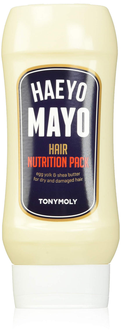 TONYMOLY Haeyo Mayo Hair Conditioner Mask – Nourishing Hair Treatment with Egg Yolk & Shea Butter – Deep Conditioning Mask for Dry, Damaged, Frizzy, or Brittle Hair