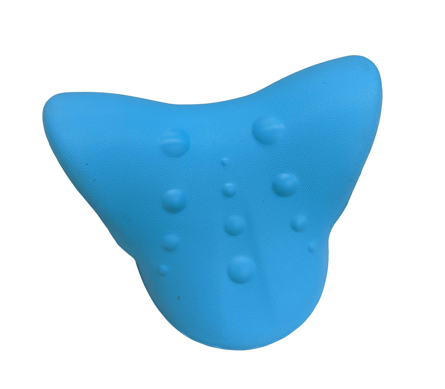 Rehabilitation Advantage Neck & Shoulder Relaxer – Ergonomic Cervical Spine Alignment Pillow and Neck Stretcher for Pain Relief, Muscle Tension & Posture Support – Blue, 8.5" x 7" x 4.5"