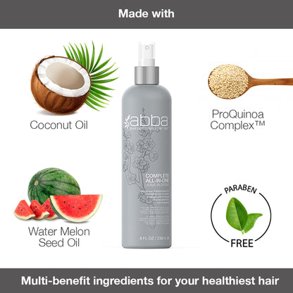 ABBA - Pure Specialty Complete All-In-One Leave-In Spray for All Hair Types – Abyssinian & Watermelon