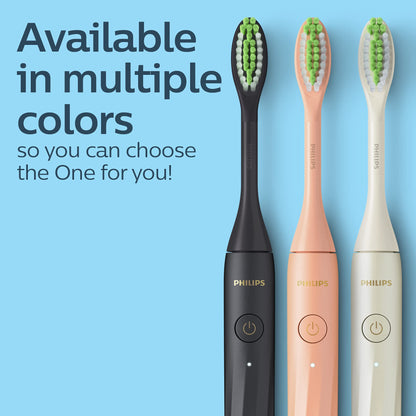 Philips Sonicare One by Sonicare Rechargeable Toothbrush, Snow, HY1200/27