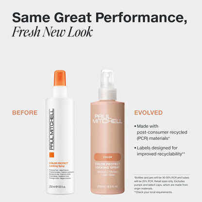 Paul Mitchell Color Protect Locking Spray, Maintains Vibrancy + Adds Shine, For Color-Treated Hair, 8.5 fl. oz.