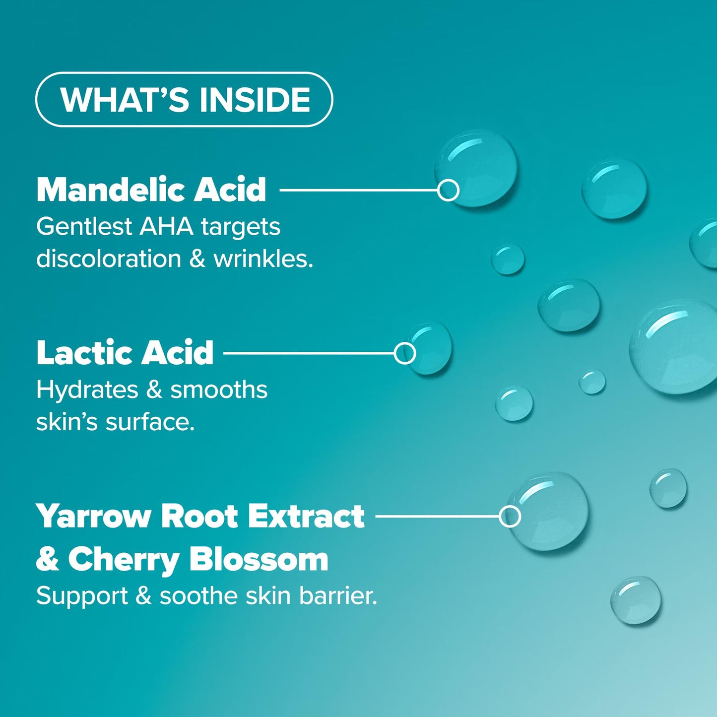 Paula’s Choice 6% Mandelic Acid + 2% Lactic Acid Exfoliant, Gentle Daily AHA Exfoliation for Discoloration, Bumpy Texture & Radiance, for Sensitive Skin, Fragrance-Free