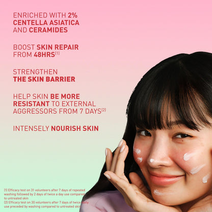 Erborian Centella Barrier Cream, Recovery Balm for Dry & Sensitive Complexions, Deep Ceramide Moisturizer, Calms & Repairs Texture, Korean Skincare