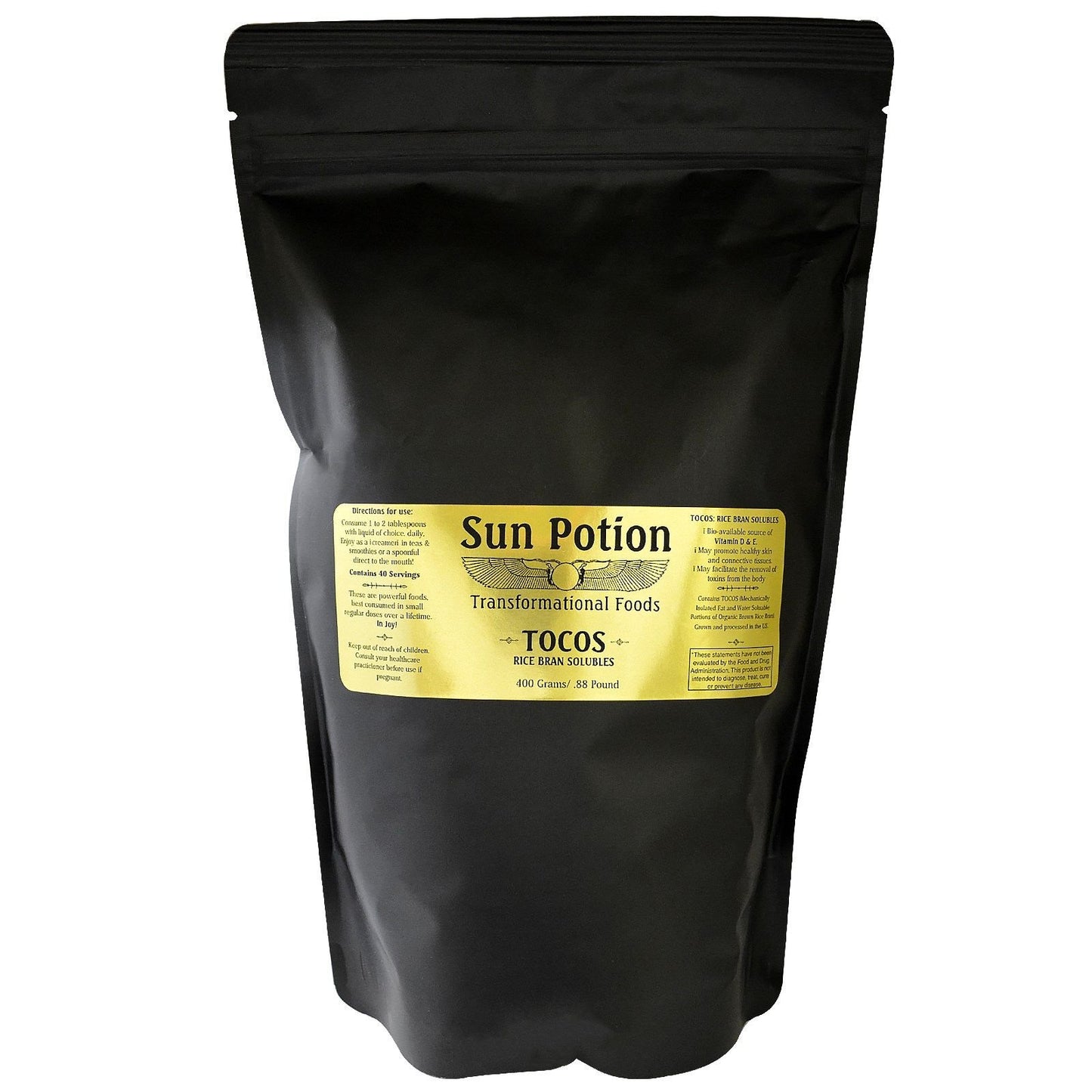 Sun Potion Tocos - Rice Bran Solubles (400g)