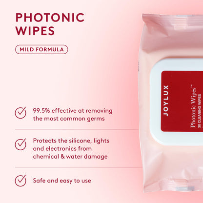 Joylux - vFit device, Photonic Gel & Wipes Set, Feminine Health Device for Women, Promotes Natural Hydration, For At-Home Wellness and Self-Care (3-Pack Set)