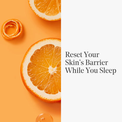 Murad Essential-C Overnight Barrier Repair Cream – Vitamin C & Marrubium Anti-Pollution Nightly Moisturizer for Damage Repair & Brighter, Smoother Face – 1.7 Fl Oz