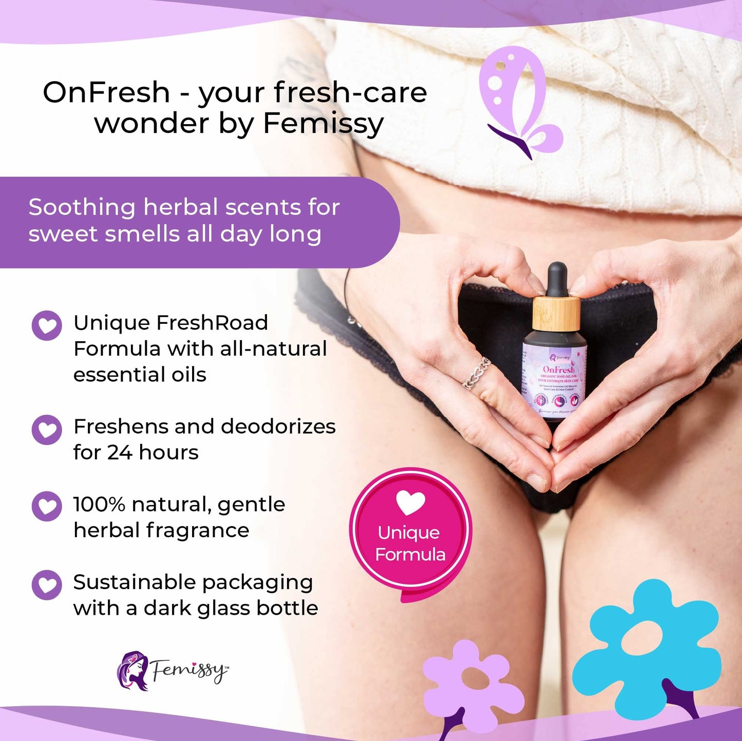 Natural Yoni Vulva Oil for Women PH Balance & Dryness (1 fl oz) Sensitive Skin Herbal Moisturizer + Vulva Balm (2 oz); Vulva Cream; Vulva Moisturizer Women, Feminine Relief Balm for external use only