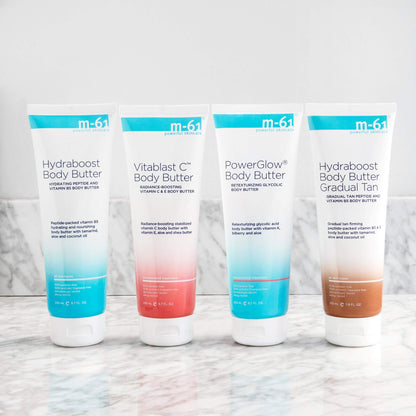 m-61 Hydraboost Gradual Tan Body Butter | Unscented, Hydrating, Firming Body Lotion For A Streak-Free, Self-Tan Glow. Formulated With Vitamin E, Aloe, and Coconut Oil - 7.8 Fl Oz