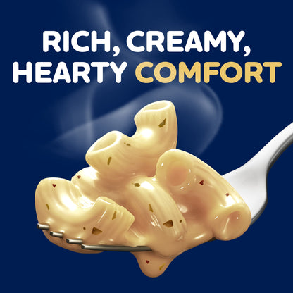 Kraft Deluxe Mac and Cheese, 1 Box, for Easy Dinner or Dinner Sides, White Cheddar and Garlic and Herbs, No Artificial Flavors or Dyes, 11.9 oz