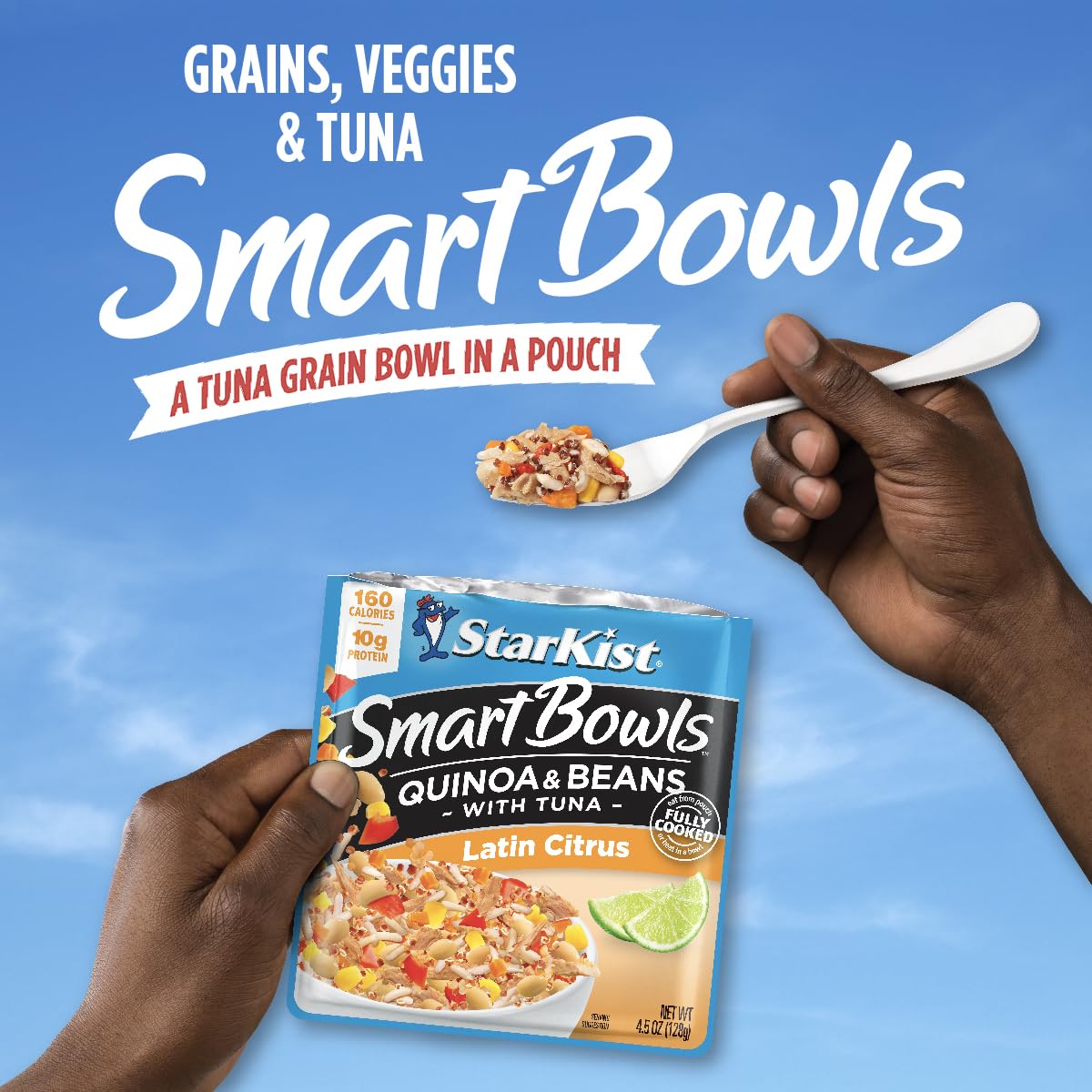 StarKist Smart Bowls Latin Citrus, 4.5 oz Pouch (Pack of 12) – Features Quinoa & Beans with Wild Caught Tuna