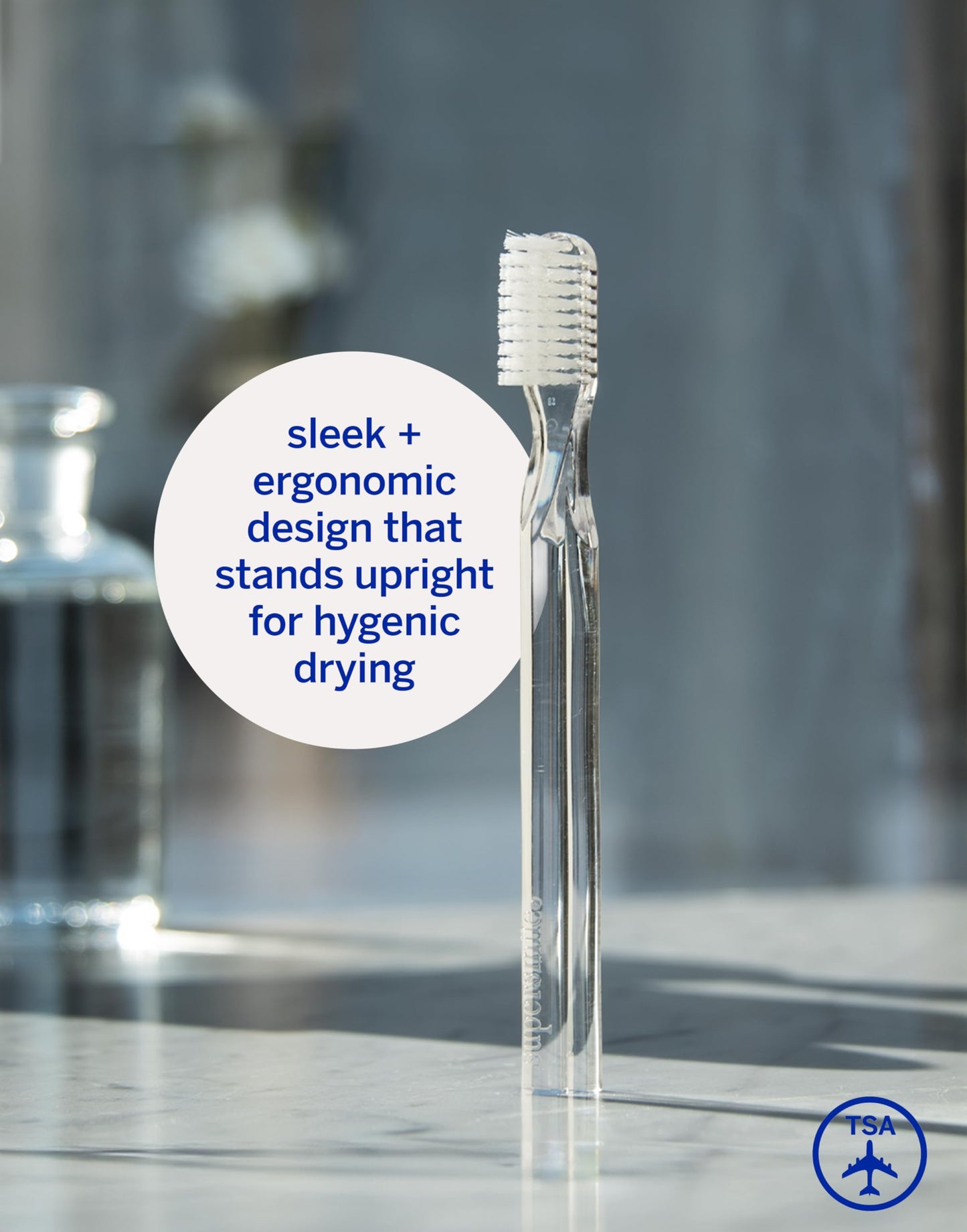 Supersmile New Generation Toothbrush w/Patented 45° Soft Nylon Bristles - Whitening Tooth Brush w/Ergonomic Handle Guarantees ADA Recommended Brushing Angle for Adults & Children