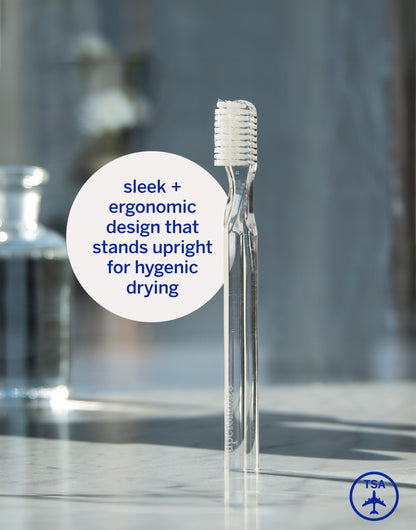 Supersmile New Generation Toothbrush w/Patented 45° Soft Nylon Bristles - Whitening Tooth Brush w/Ergonomic Handle Guarantees ADA Recommended Brushing Angle for Adults & Children