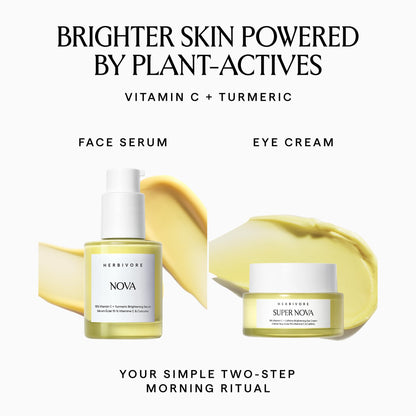 HERBIVORE Nova Skincare Set | Nova Serum + Super Nova Eye Cream