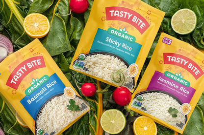 Tasty Bite Rice Variety Pack, 8 Flavors, Basmati, Jasmine, Brown, Sticky, Coconut, Turmeric, Thai Lime, Garlic