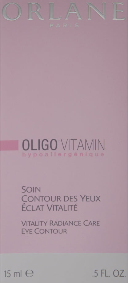 ORLANE PARIS Oligo Vitamin Vitality Radiance Care Eye Contour - Soothing Eye Jelly Treatment with Roll-On Applicator - Dark Circle and Puffiness Eye Cream (15ml)